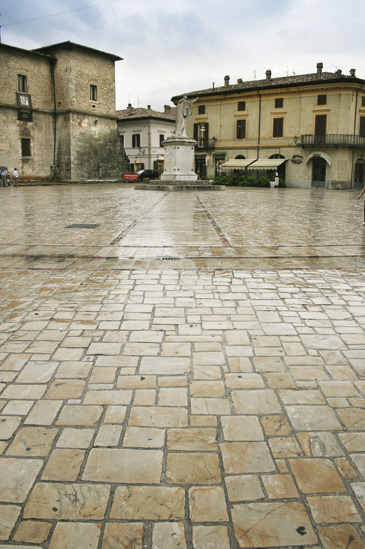 ''La piazza di San Benedetto.'' - Norcia