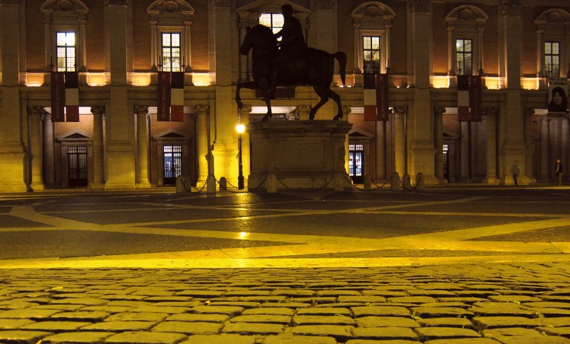 ''Pavè e Marco Aurelio'' - Roma