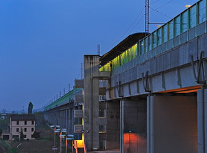 La stazione sul ponte