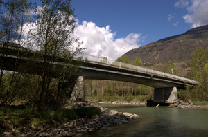 Un ponte sull’Adda di Montagna in Valtellina