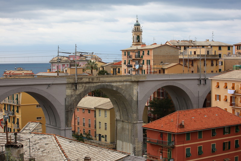 ''Ponte della ferrovia a Bogliasco'' - Bogliasco