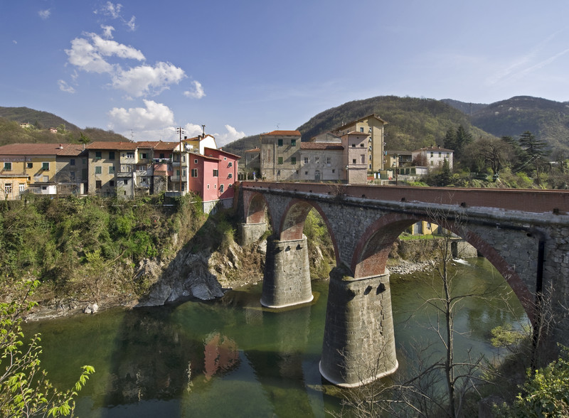 ''Ponte sul torrente Scrivia, lato b'' - Isola del Cantone