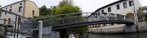 Passerella pedonale sul fiume Lemene, Portogruaro (VE) Passerella pedonale sul fiume Lemene, Portogruaro (VE)