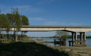 La riva lombarda del Po