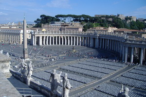 Roma particolare di Piazza San Pietro