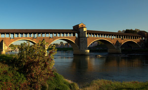 Tramonto al ponte coperto