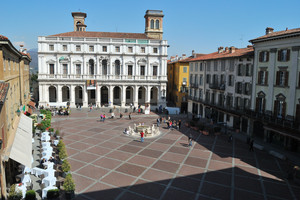 Piazza Vecchia a Bergamo Alta