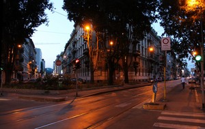 Qui passa solo il tram