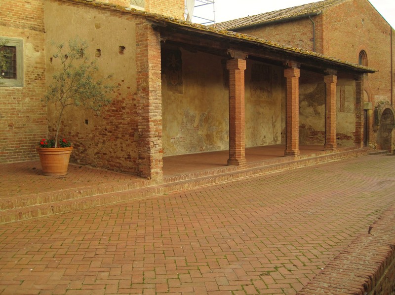 ''Piazzetta del Vicariato nel borgo medievale di Certaldo Alto (FI)'' - Certaldo