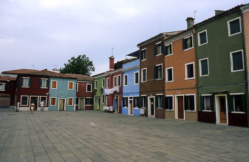 Isola di Burano(VE): Piazza di Burano