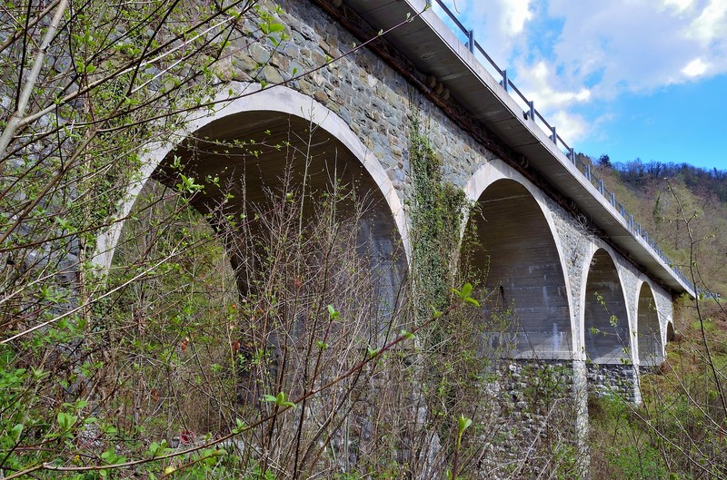 ''ponte sulla 355 della val degano'' - Lauco