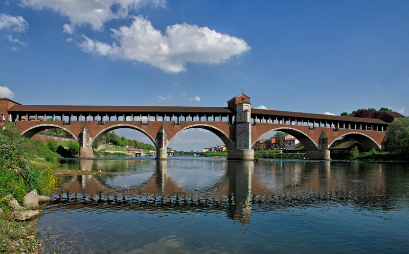 ''Ponte coperto –  Pavia -'' - Pavia