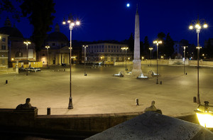 La piazza del Popolo
