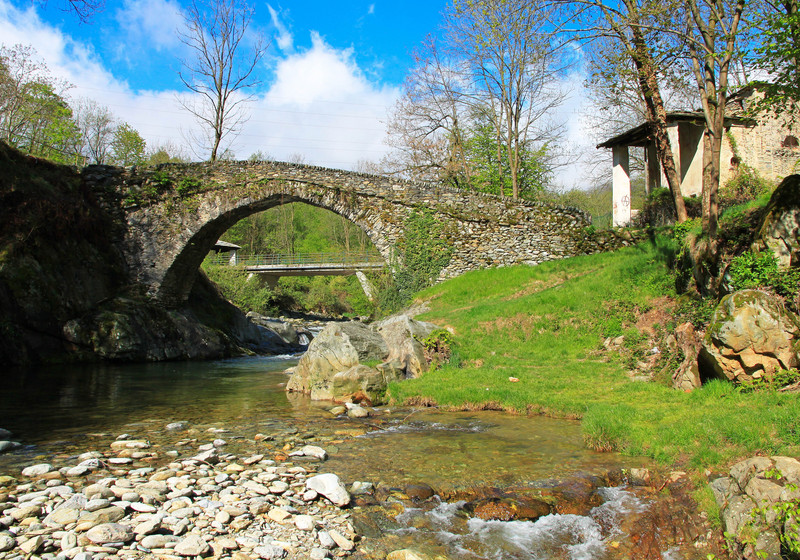 ''Ponte sul torrente Malone'' - Corio