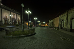 La piazza di Pedara