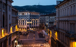 Piazza Goldoni dall’alto