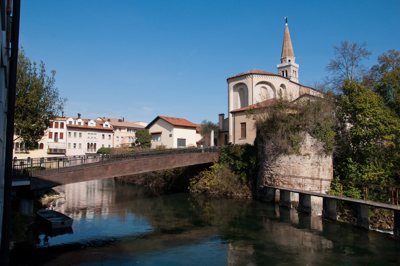 ''passerella del Duomo'' - Sacile