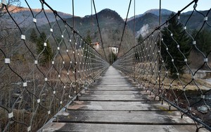 Prova come dondolo- Ponte sul Fiume Chiese.