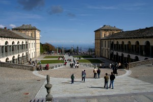 Oropa piazzale del Santuario