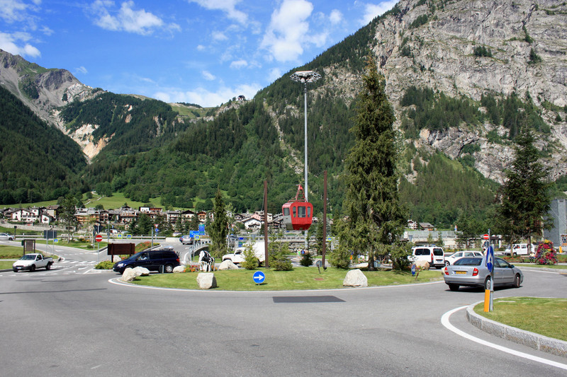''Piazzale Monte Bianco'' - Courmayeur