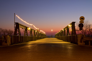 Ponte di Ariano al tramonto