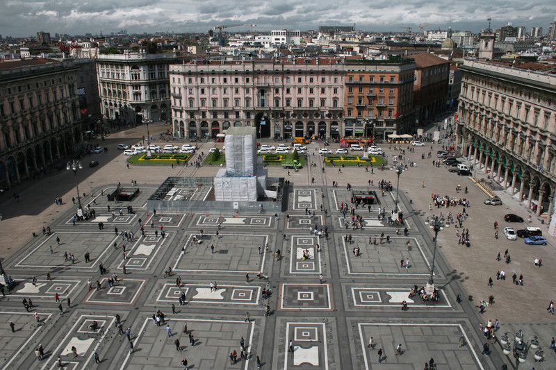 ''Piazza Duomo dall’alto.'' - Milano
