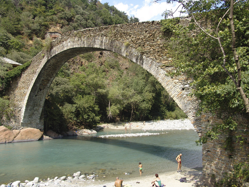 ''Il ponte del Roch o del diavolo, 3, anno 1377'' - Lanzo Torinese