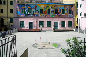 Murales in piazza Unità d’Italia