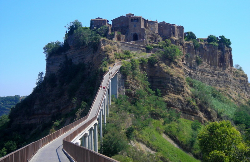 ''Si comincia a salire.'' - Bagnoregio