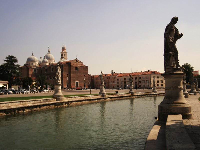 ''Prato della valle vista S.Giustina'' - Padova