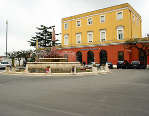 La piazza della stazione