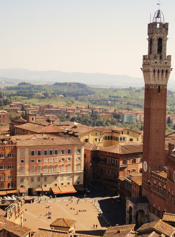 ''Vista piazza del Campo'' - Siena