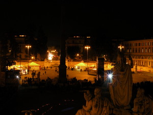 Piazza del Popolo vestita a festa