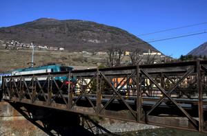 Ponte della ferrovia a Sondrio