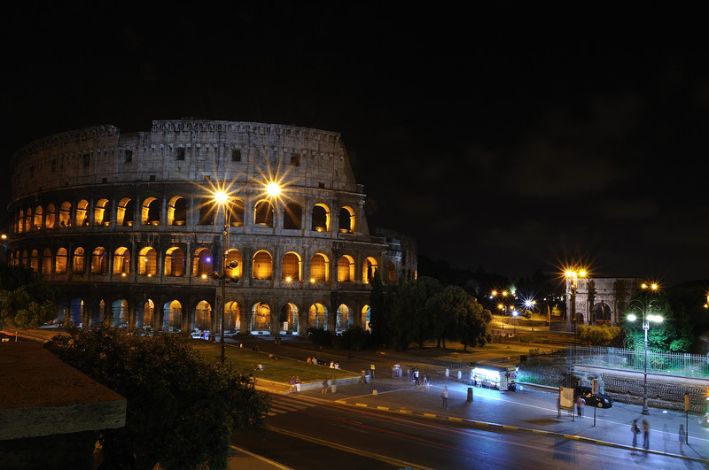 ''la notte sul colosseo'' - Roma