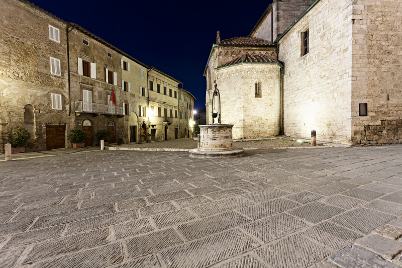 ''San Quirico d’ Orcia – La Piazza -'' - San Quirico d'Orcia