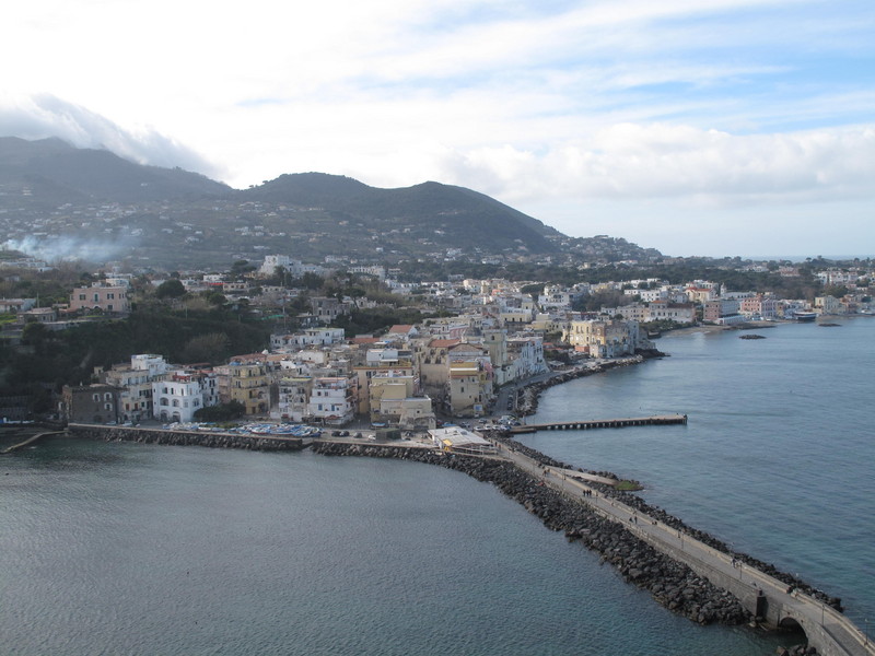 ''Il ponte di Ischia Porto dal castello.'' - Ischia