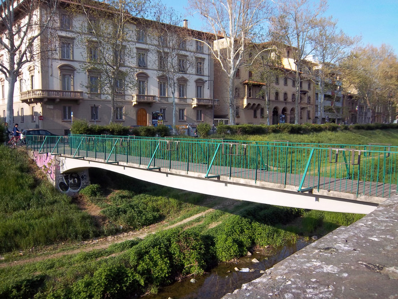 ''Passerella pedonale sul Mugnone'' - Firenze