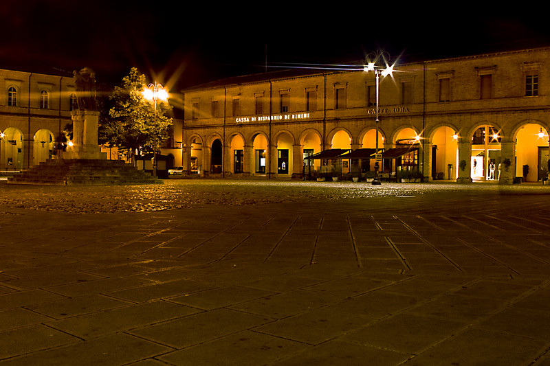 ''la piazza'' - Santarcangelo di Romagna