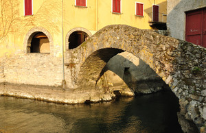 Ponte della Civera, tramonto