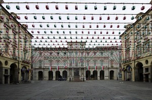 Torino piazza palazzo della città