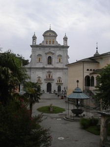 Varallo Sesia, piazza del santuario del Sacro Monte