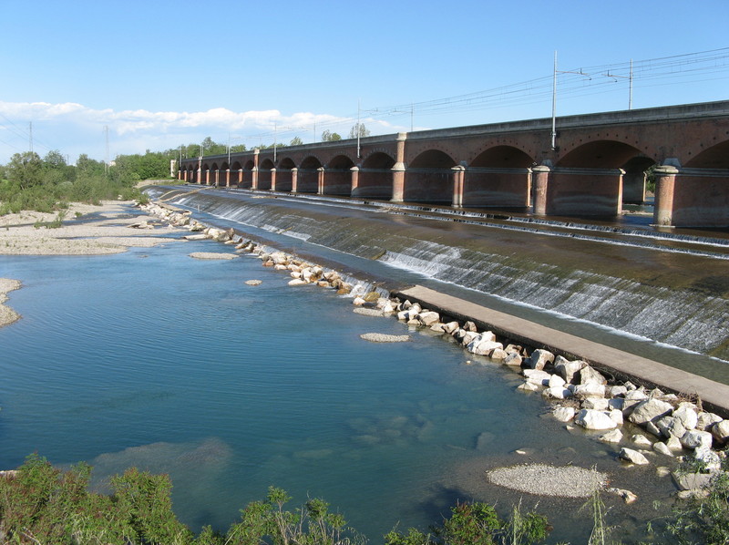 ''PONTE  FERROVIARIO  SUL  TREBBIA'' - Piacenza