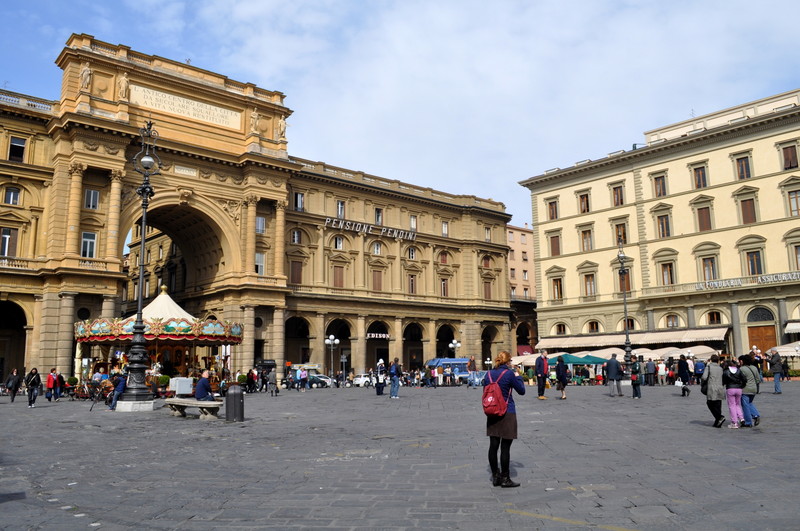 ''Square in Florence…'' - Firenze