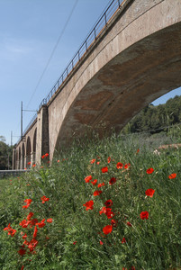 Rocca San Zenone (TR): ponte della ferrovia