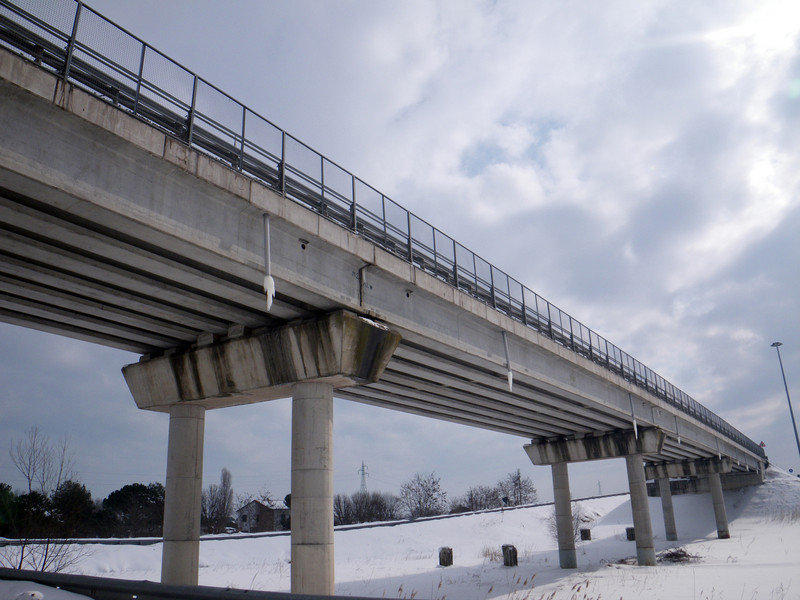 ''viadotto nel gelo'' - Cervia