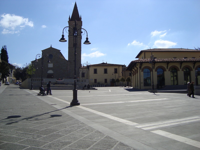 ''piazza sant’agostino'' - Arezzo