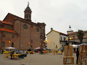 Allestimento in piazza Martiri