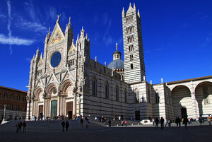 giochi di luci in piazza del Duomo