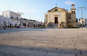 Piazza  De Gasperi  a Palagianello